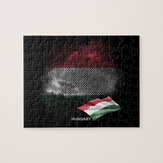 Puzzle Drapeau de la Hongrie (Horizontal)