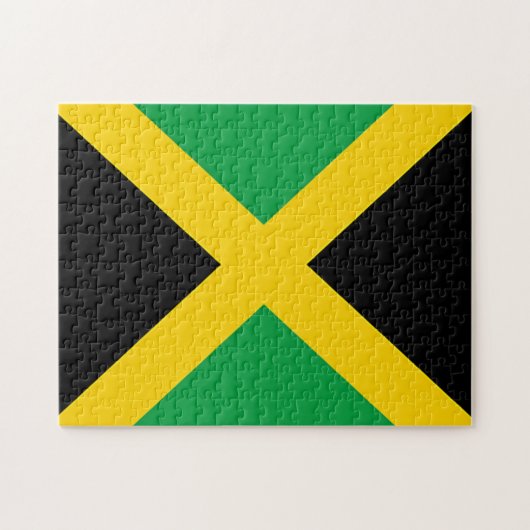 Puzzle Drapeau de la Jamaïque (Horizontal)