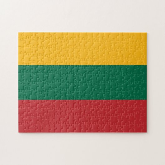 Puzzle Drapeau de la Lituanie (Horizontal)