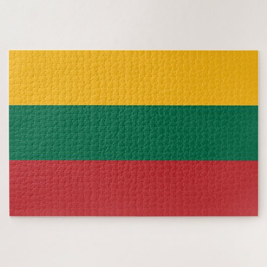 Puzzle Drapeau de la Lituanie (Horizontal)