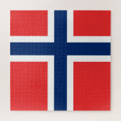 Puzzle Drapeau de la Norvège (Horizontal)