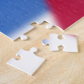 Puzzle Drapeau de la paix d'Antigua-et-Barbuda. (Côté)
