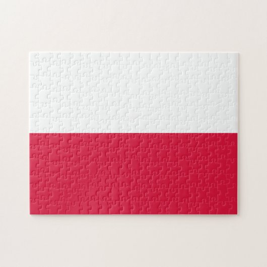 Puzzle Drapeau de la Pologne (Horizontal)