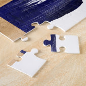 Puzzle Drapeau de la République Dominicaine (Côté)