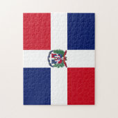 Puzzle Drapeau de la République Dominicaine (Vertical)