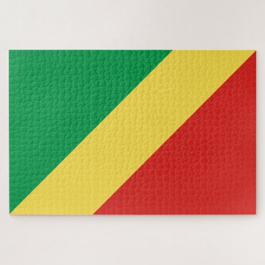 Puzzle Drapeau de la République du Congo (Horizontal)