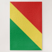 Puzzle Drapeau de la République du Congo (Vertical)