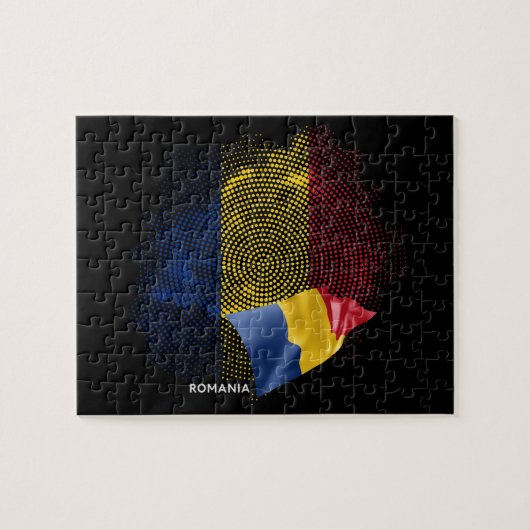 Puzzle Drapeau de la Roumanie (Horizontal)