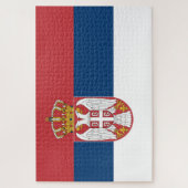 Puzzle Drapeau de la Serbie (Vertical)