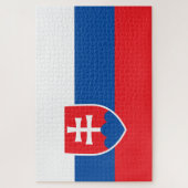 Puzzle Drapeau de la Slovaquie (Vertical)