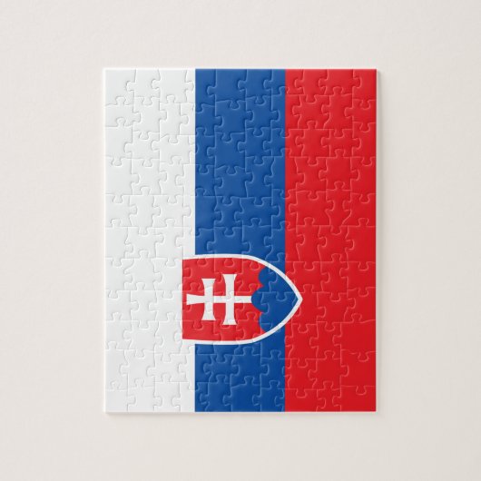 Puzzle Drapeau de la Slovaquie (Vertical)
