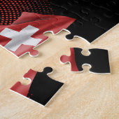 Puzzle drapeau de la Suisse (Côté)