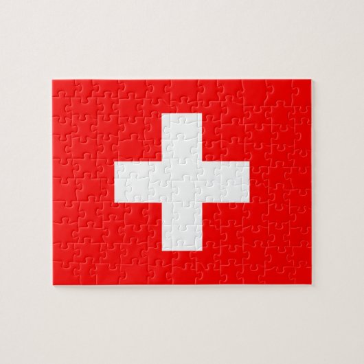 Puzzle Drapeau de la Suisse (Horizontal)