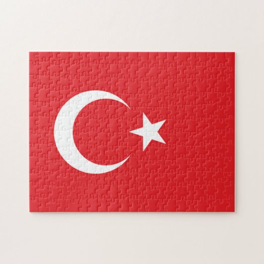 Puzzle Drapeau de la Turquie (Horizontal)