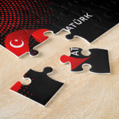 Puzzle Drapeau de la Turquie (Côté)
