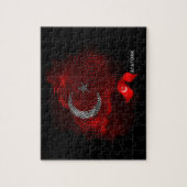 Puzzle Drapeau de la Turquie (Vertical)