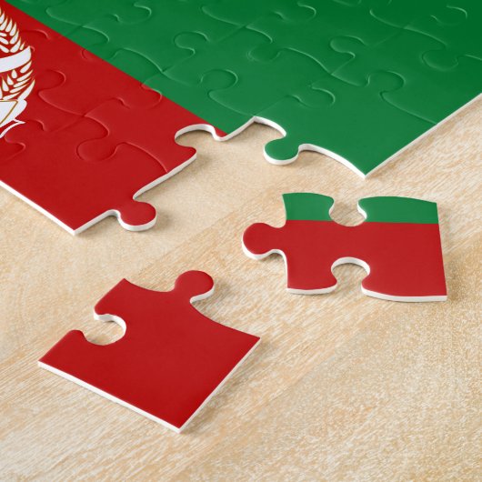 Puzzle Drapeau de l'Afghanistan (Côté)