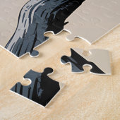 Puzzle Drapeau de l'aigle à tête blanche américain (Côté)