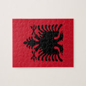 Puzzle Drapeau de l'Albanie (Horizontal)