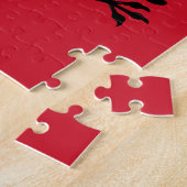 Puzzle Drapeau de l'Albanie (Côté)