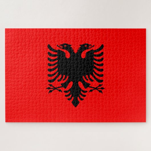 Puzzle Drapeau de l'Albanie (Horizontal)