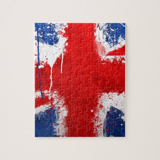 Puzzle Drapeau de l'Angleterre cool (Vertical)