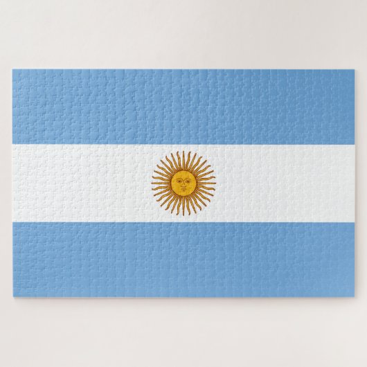 Puzzle Drapeau de l'Argentine (Horizontal)