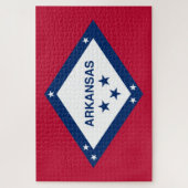 Puzzle Drapeau de l'Arkansas (Vertical)