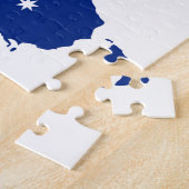 Puzzle drapeau de l'Australie (Côté)