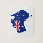 Puzzle drapeau de l'Australie (Vertical)