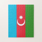 Puzzle Drapeau de l'Azerbaïdjan (Vertical)