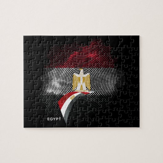 Puzzle Drapeau de l'Égypte (Horizontal)