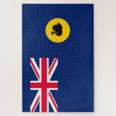 Puzzle Drapeau de l'État d'Australie-Occidentale (Vertical)