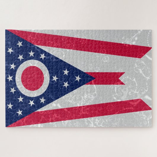 Puzzle Drapeau de l'État de l'Ohio (Horizontal)