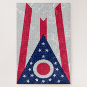 Puzzle Drapeau de l'État de l'Ohio (Vertical)