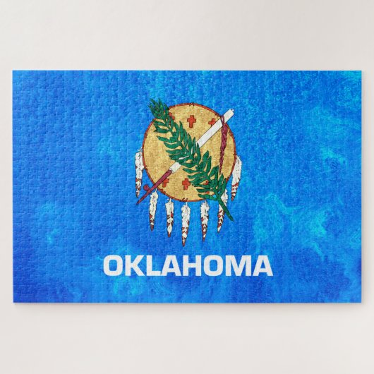 Puzzle Drapeau de l'État d'Oklahoma (Horizontal)
