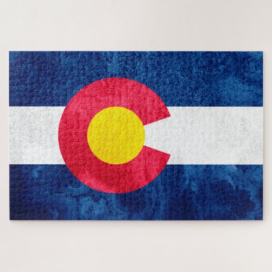 Puzzle Drapeau de l'État du Colorado (Horizontal)