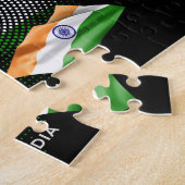 Puzzle Drapeau de l'Inde (Côté)