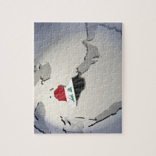 Puzzle Drapeau de l'Irak (Vertical)