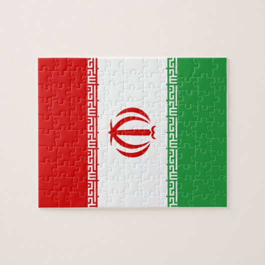 Puzzle Drapeau de l'Iran (Horizontal)