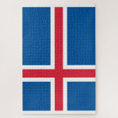 Puzzle Drapeau de l'Islande (Vertical)