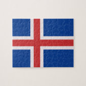 Puzzle Drapeau de l'Islande (Horizontal)
