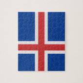 Puzzle Drapeau de l'Islande (Vertical)