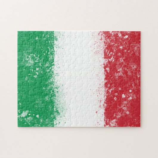 Puzzle Drapeau de l'Italie (Horizontal)