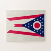 Puzzle Drapeau de l'Ohio : la bannière Buckeye State (Horizontal)