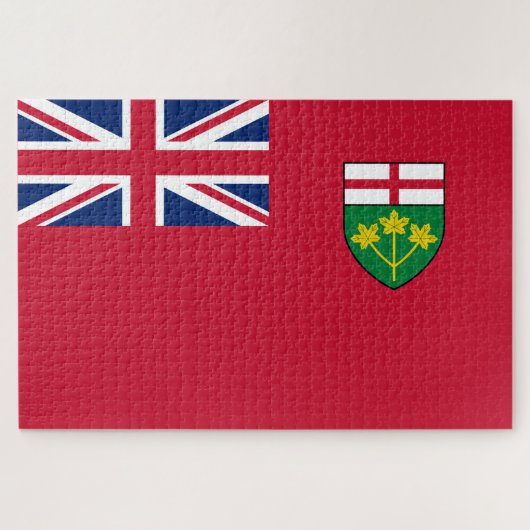 Puzzle Drapeau de l'Ontario (Horizontal)