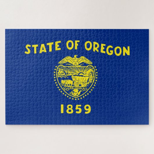 Puzzle Drapeau de l'Oregon (Horizontal)