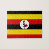 Puzzle Drapeau de l'Ouganda (Horizontal)