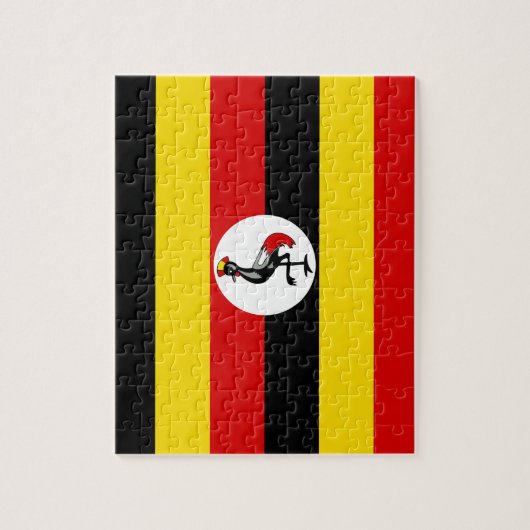 Puzzle Drapeau de l'Ouganda (Vertical)