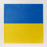 Puzzle Drapeau de l'Ukraine<br><div class="desc">Drapeau de l'Ukraine Nous sommes avec l'Ukraine. Nous soutenons l'Ukraine. Paix en Ukraine. Aidez l'Ukraine. К и ї в,  У к р ,      ,   de ,  Kiev,  а</div>